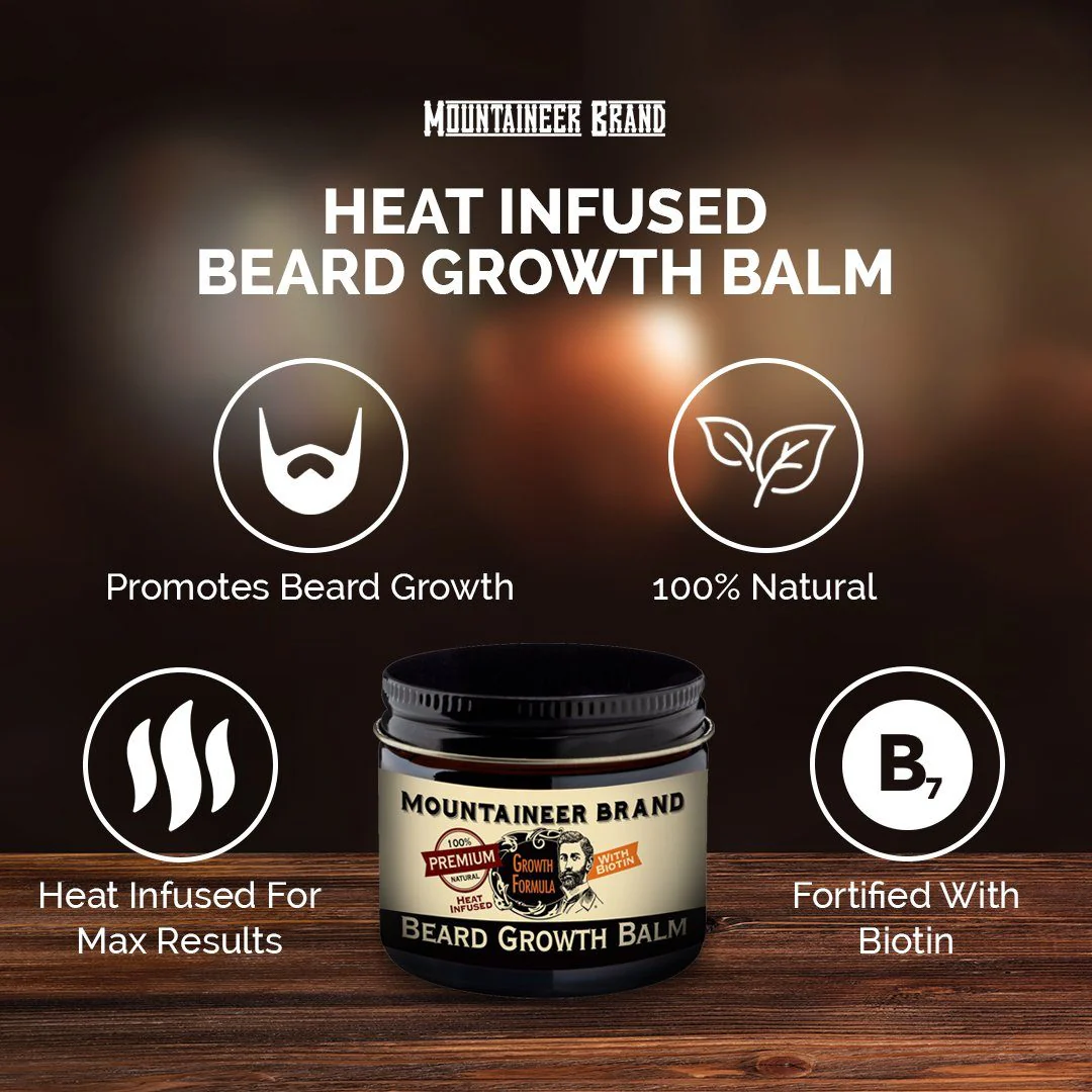 Heat Infused Beard Growth Balm with Biotin - Image 3